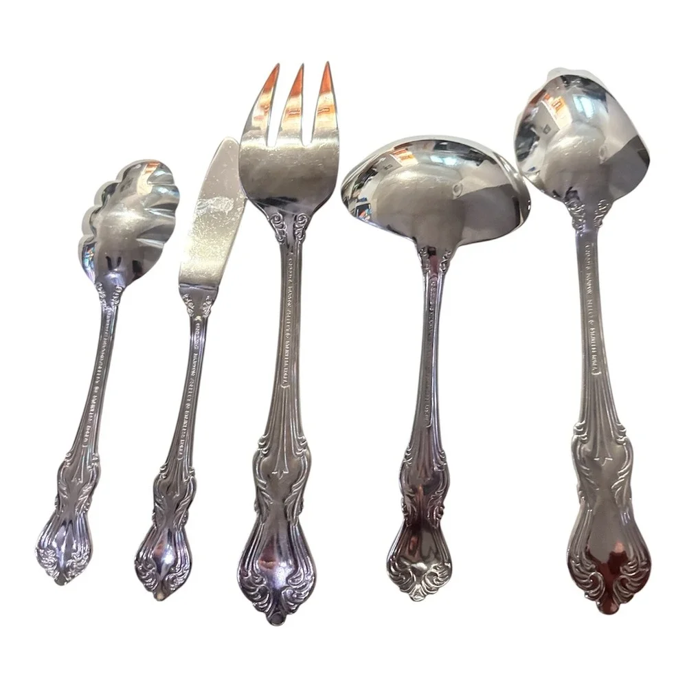 Reed & Barton Select 18/10 Stainless Steel‎ 5 Piece Hostess Serving Set
